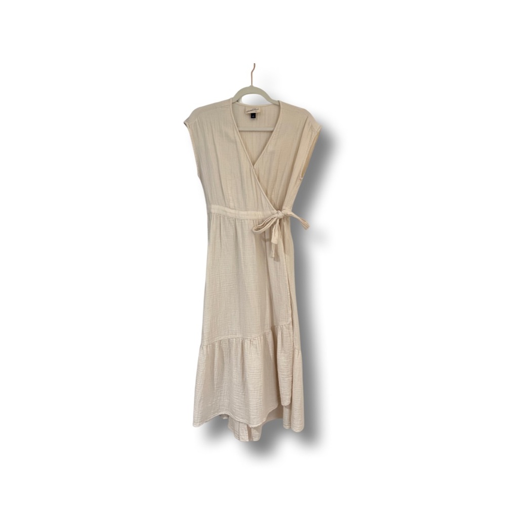 Ivory midi dress